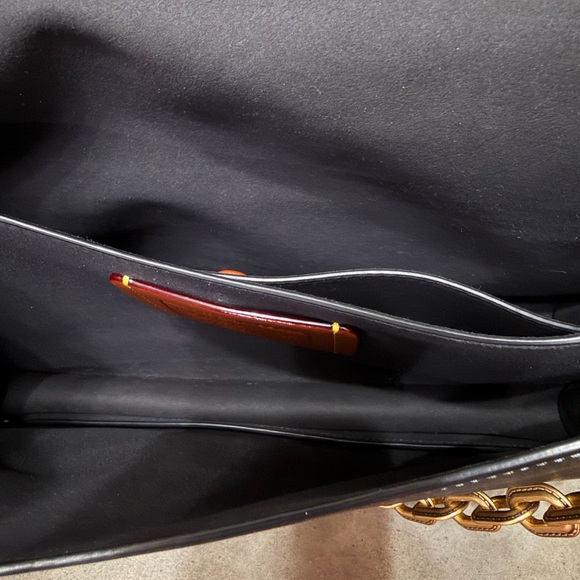 Coach chain tabby 35 black leather gold hardware - Picture 3 of 16